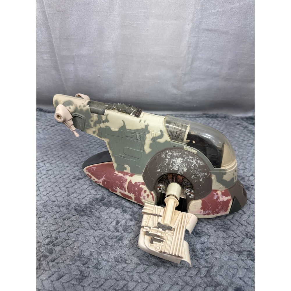 Star Wars Slave 1 Boba Fett Spaceship Vehicle Vintage Hasbro Kenner Toy - Picture 4 of 9